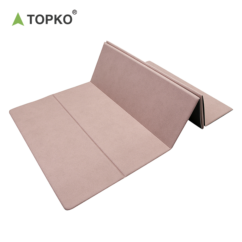 New Premium POE & Tech Fabric 8 - Fold Foldable Yoga Mat