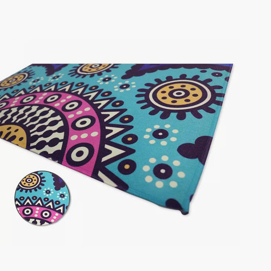 TOPKO No Silicone Dot Digital Printing Ant Cloth Yoga Towel