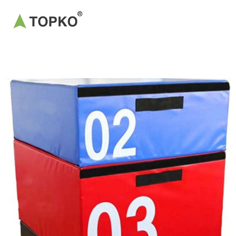 TOPKO Adjustable Plyometric Jumping Box Exercise Jumping Trainer