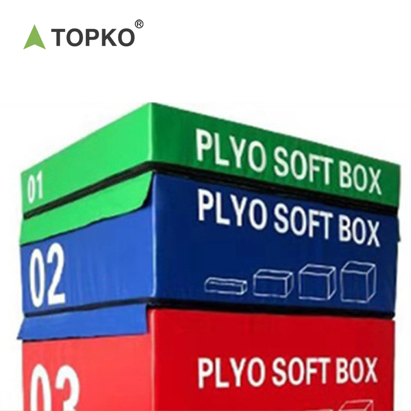 TOPKO Adjustable Plyometric Jumping Box Exercise Jumping Trainer