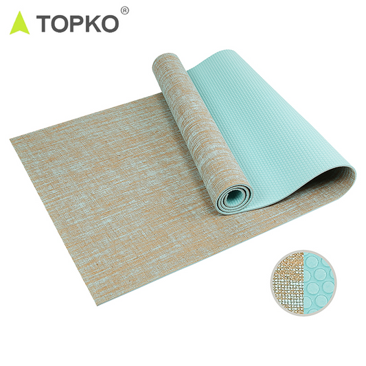 TOPKO Eco Jute+PVC Yoga mat