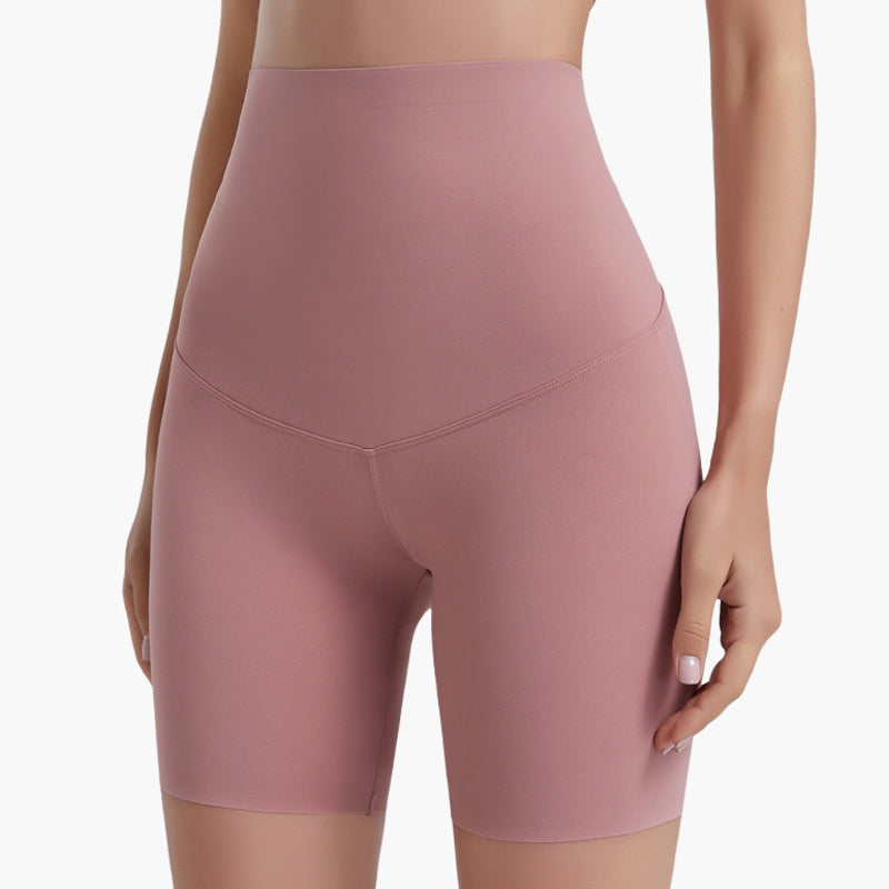 TOPKO Women's High Waist Fitness Yoga Shorts Without Perspective