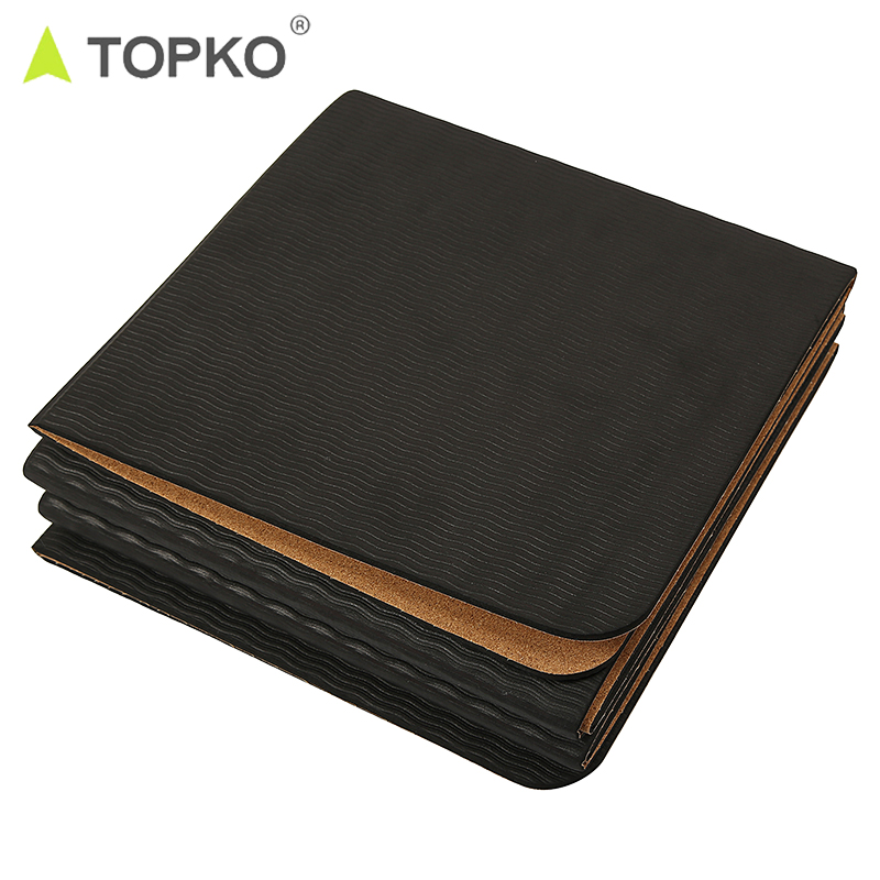 Foldable Cork TPE Yoga Mat