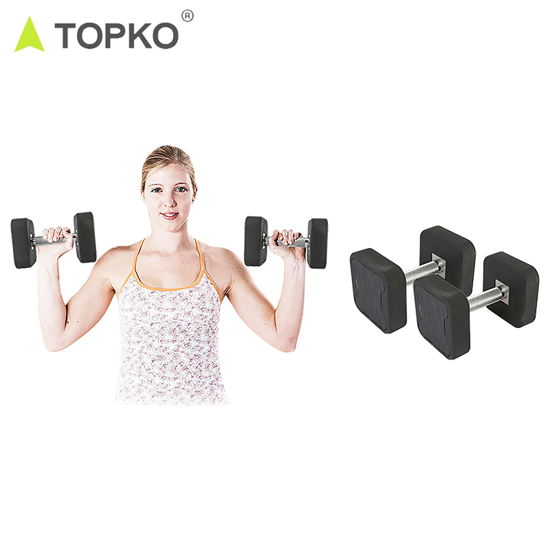 Square Dumbbell Set with Anti-Slip Steel Handle