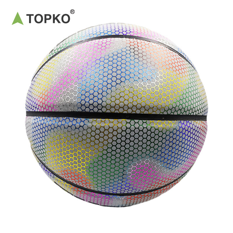 glowing basketball