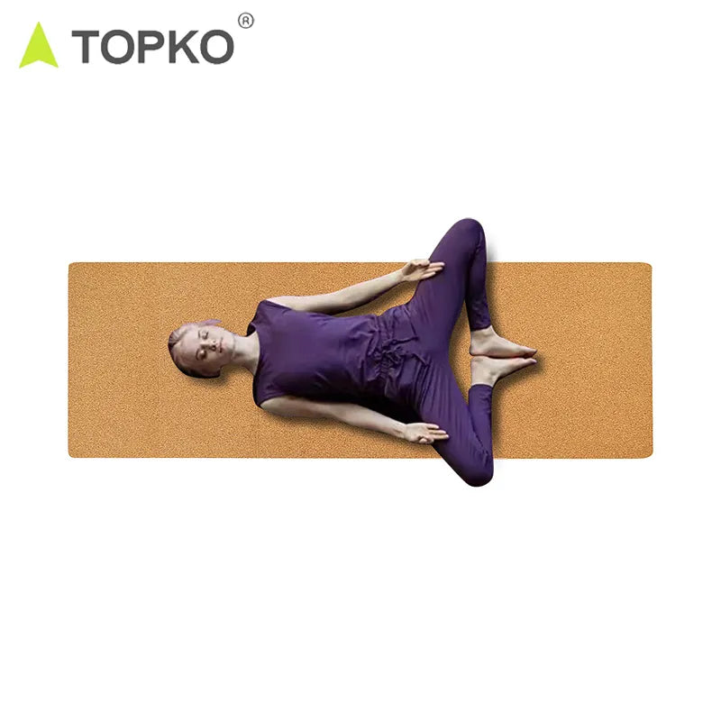 Cork TPE folding Yoga mat