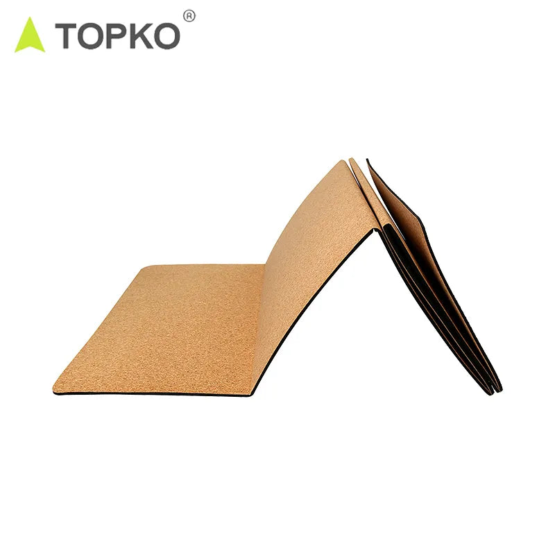 Cork TPE folding Yoga mat