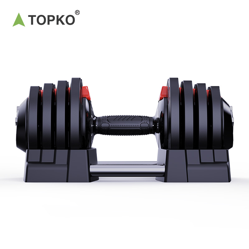 TOPKO 6 in 1 Adjustable Dumbbells Set