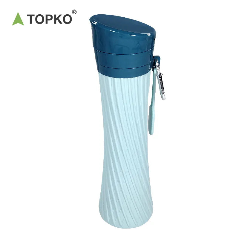 Silicone foldable water bottle