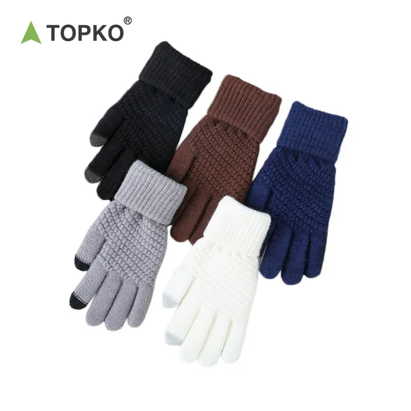 Men's touchscreen gloves