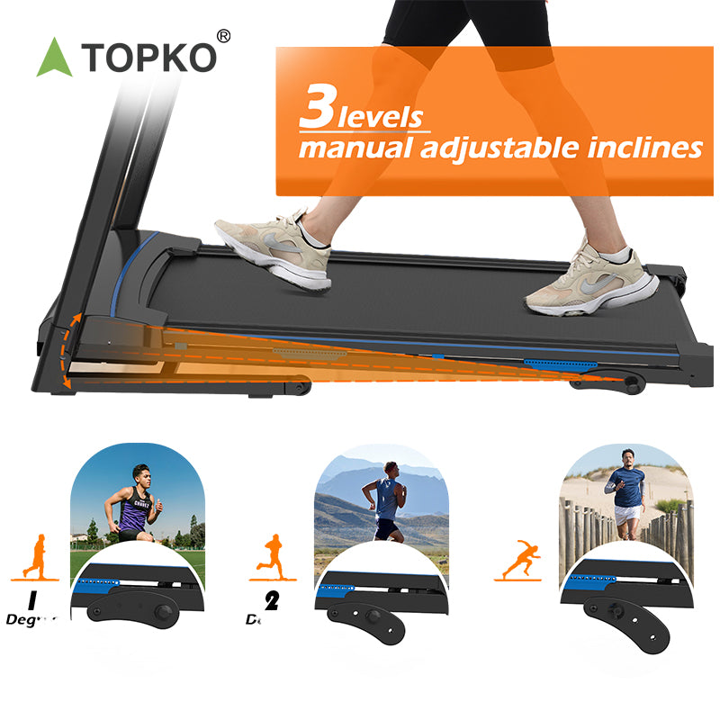 Electric Treadmill with LCD Display and Cylinder Fold Design