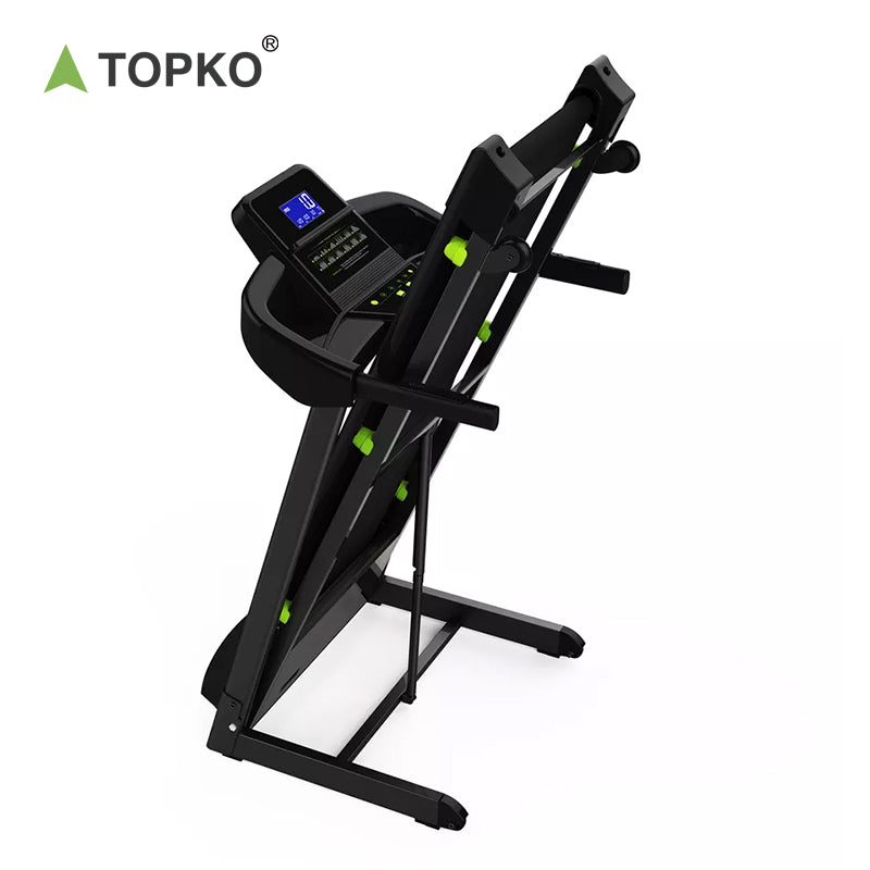 Home Treadmill with LCD Blue Backlit Display and Manual Incline