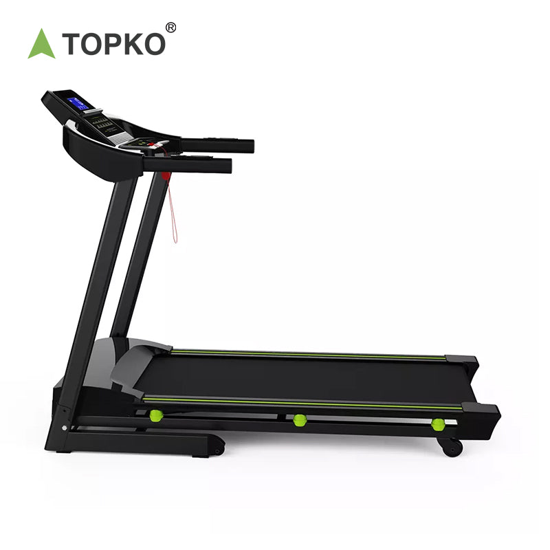 Home Treadmill with LCD Blue Backlit Display and Manual Incline