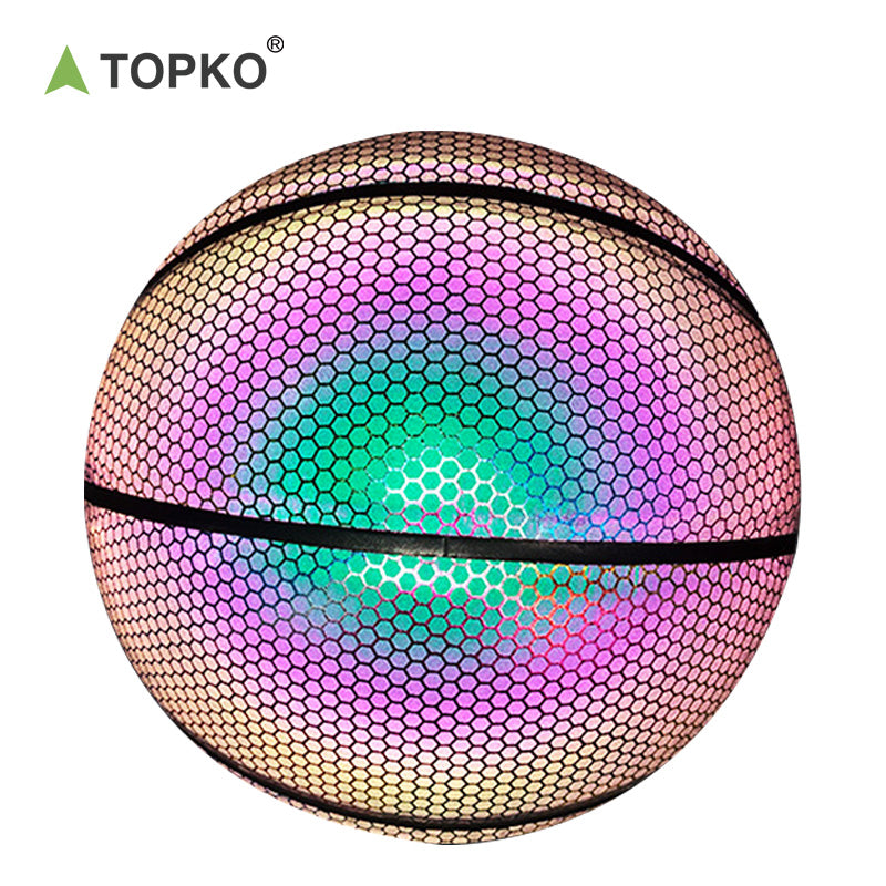 glowing basketball