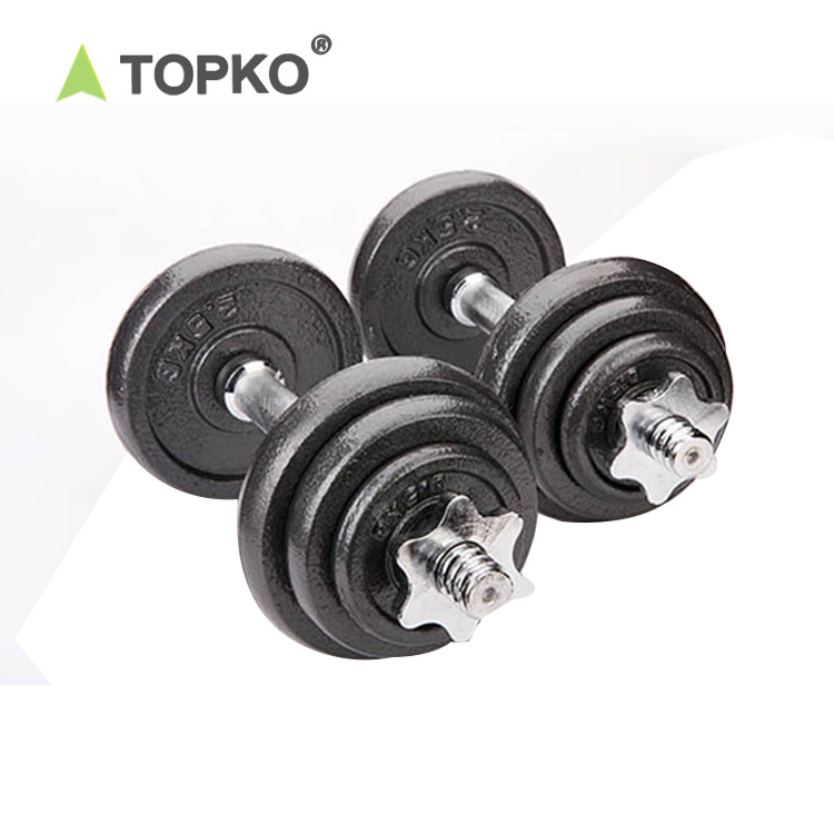 TOPKO Adjustable Dumbbell Weight Set with carrying case-Exercise & Workout Equipment