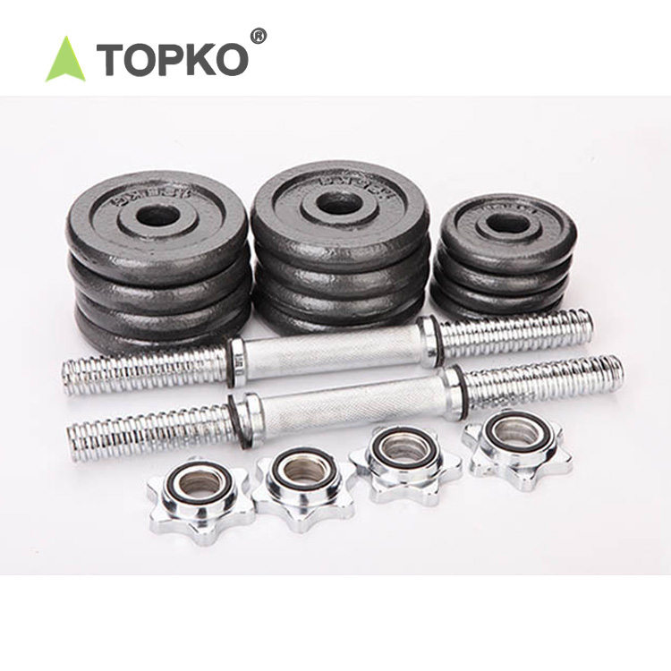 TOPKO Adjustable Dumbbell Weight Set with carrying case-Exercise & Workout Equipment