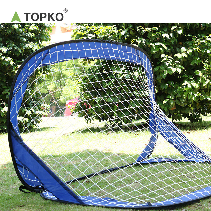 Portable foldable storage football goal