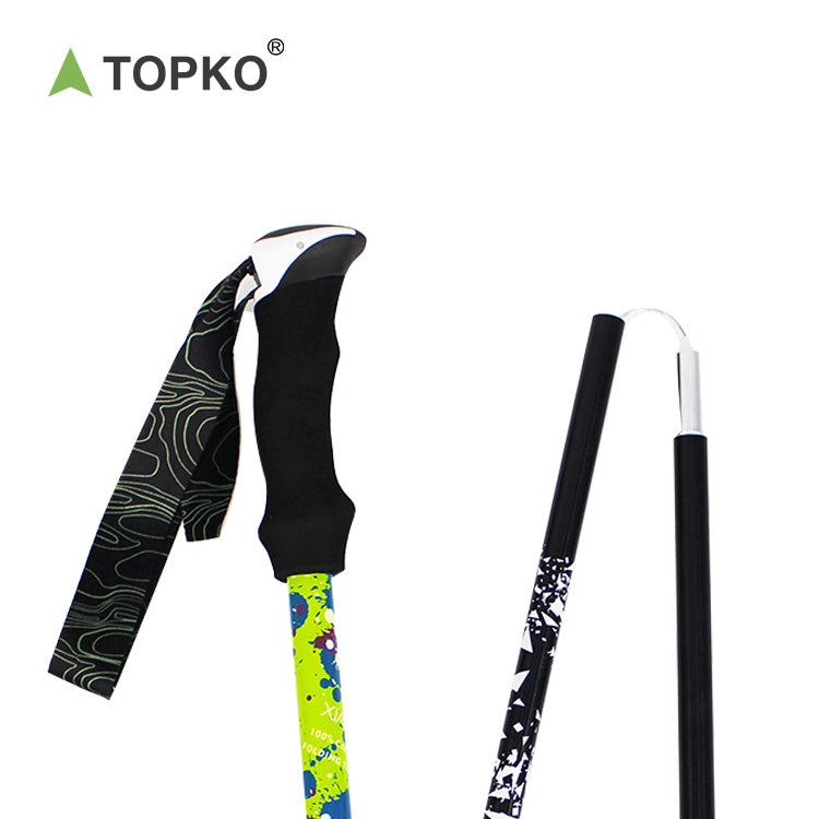 Carbon Aluminum Alloy Five-Section Combined Telescopic Trekking Pole