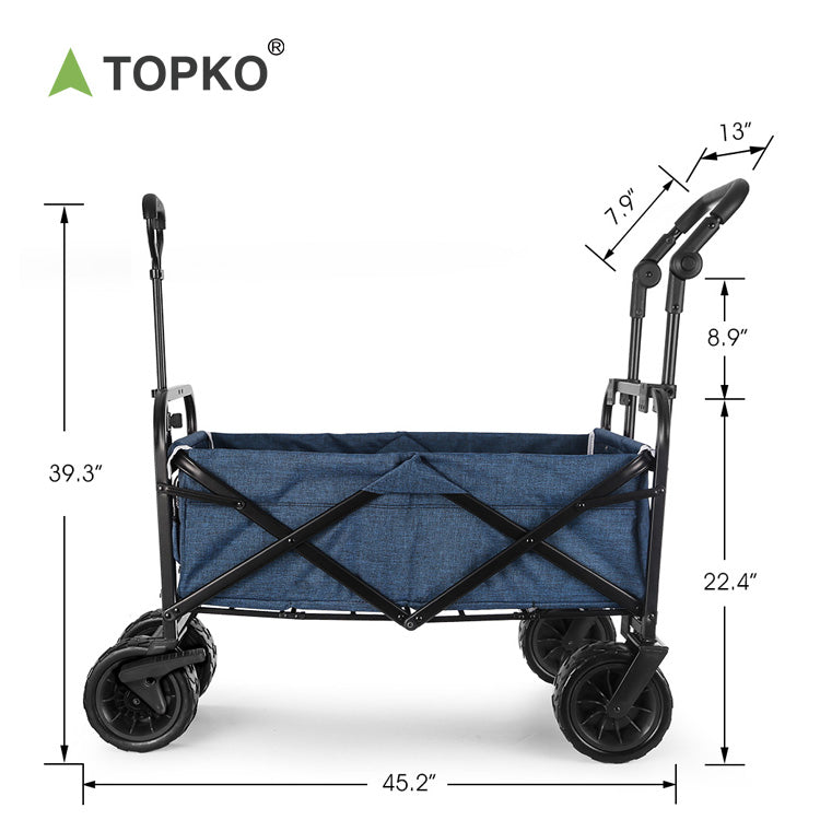Practical foldable outdoor multi-functional four-wheel vehicle