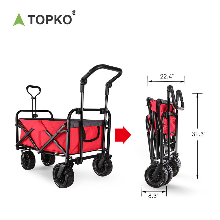 Practical foldable outdoor multi-functional four-wheel vehicle