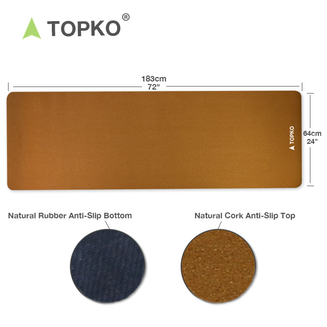 Cork Rubber Yoga Mat