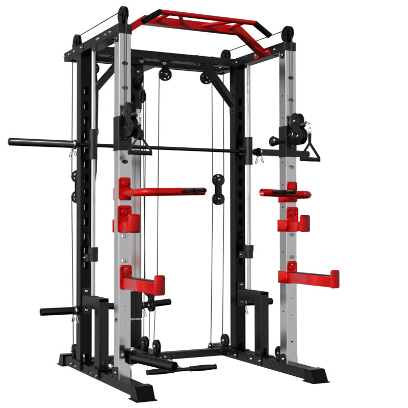 Bench press squat rack gym gantry weightlifting