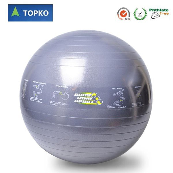 Strong and Thick Wholesale custom printed yoga ball To Improve Core  Strength And Flexibility 
