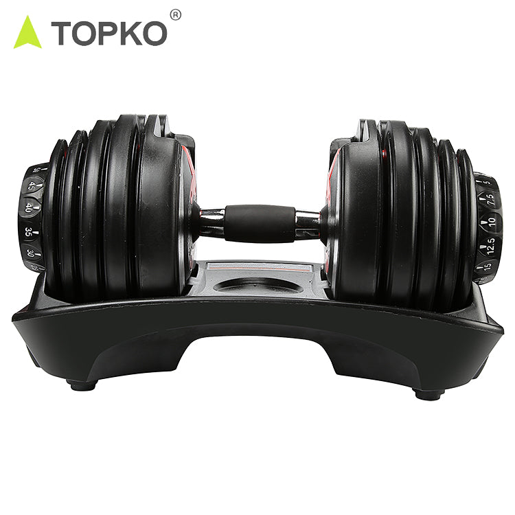 52.5LB Weights Gym Fitness Training Adjustable Dumbbell Set