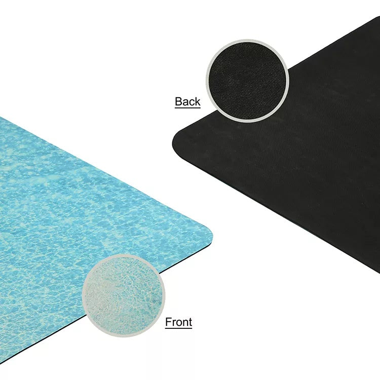 Suede Natural Rubber Yoga Mat