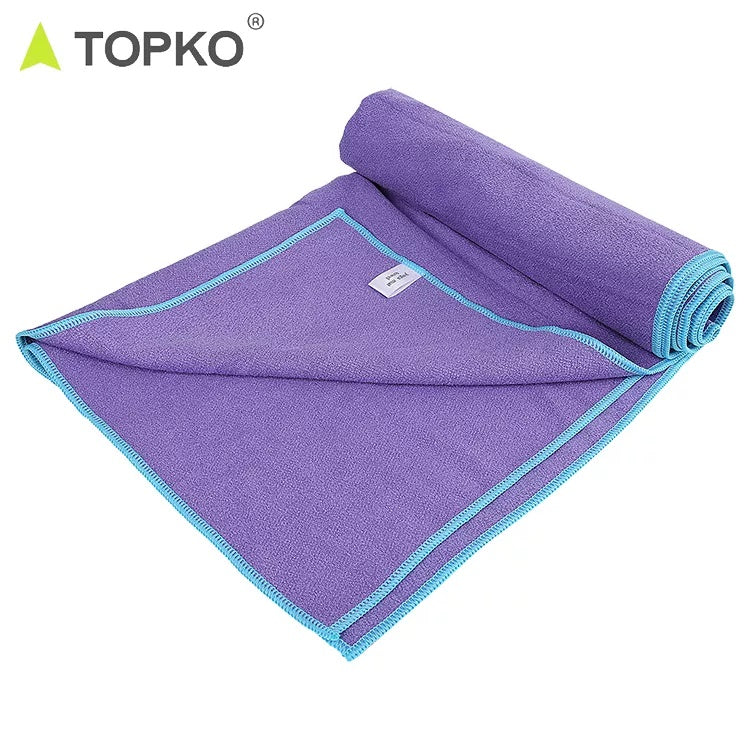 Fleece Printed Yoga Towel Without Silicone Dots