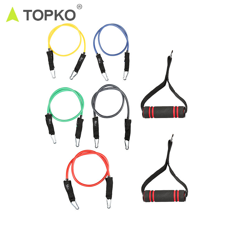 Private Label Exercise Fitness Indoor Resistance Band Set