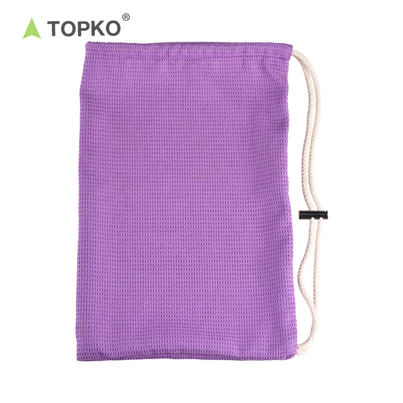 Waffal yoga towel with small silicon dot