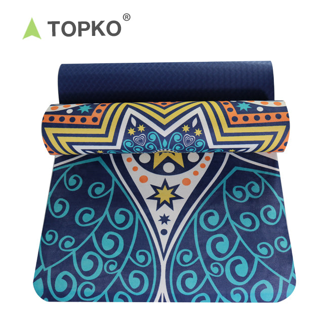 TOPKO Suede TPE yoga mat3