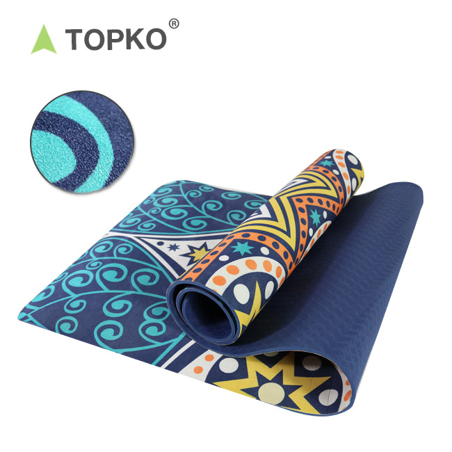 TOPKO Suede TPE yoga mat5
