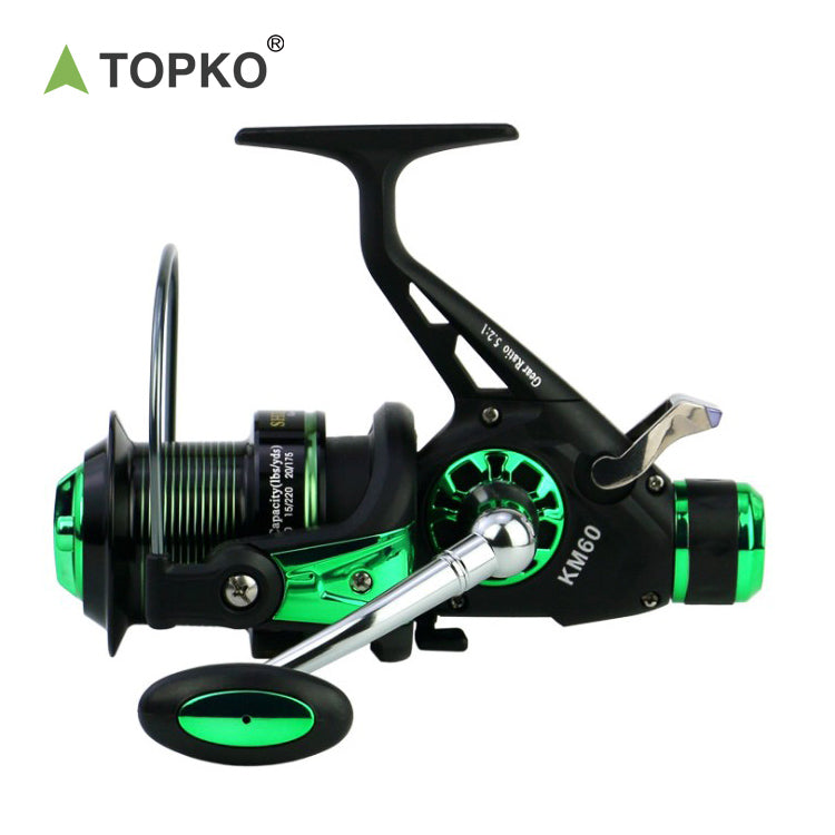 High-Capacity Aluminum Spool Fishing Reel