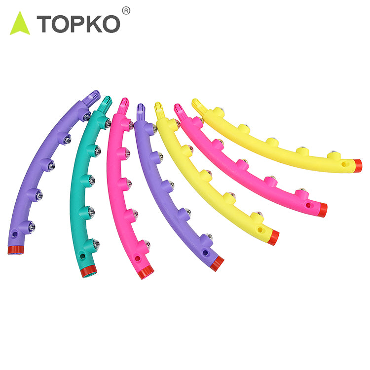 Seven-section color hula hoop exercise slimming set