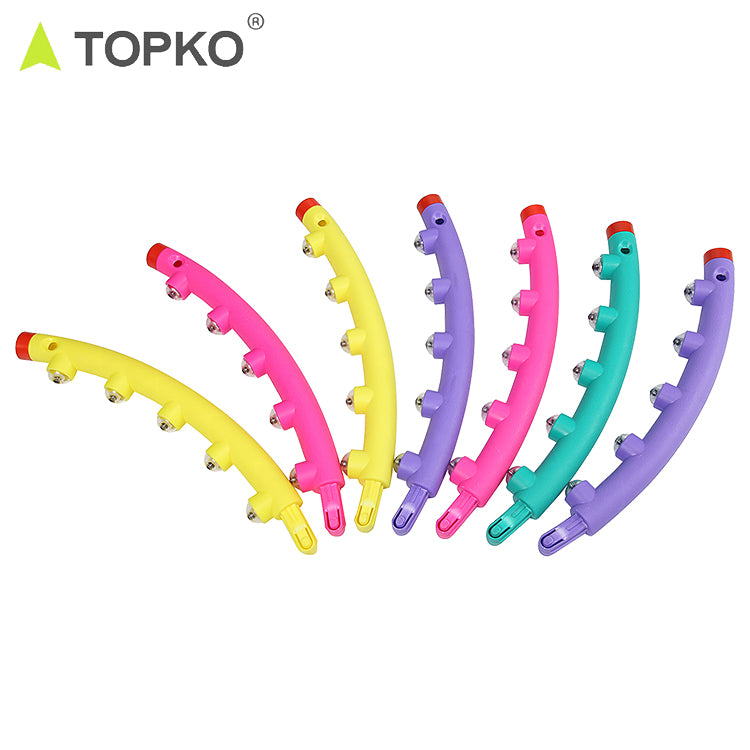 Seven-section color hula hoop exercise slimming set