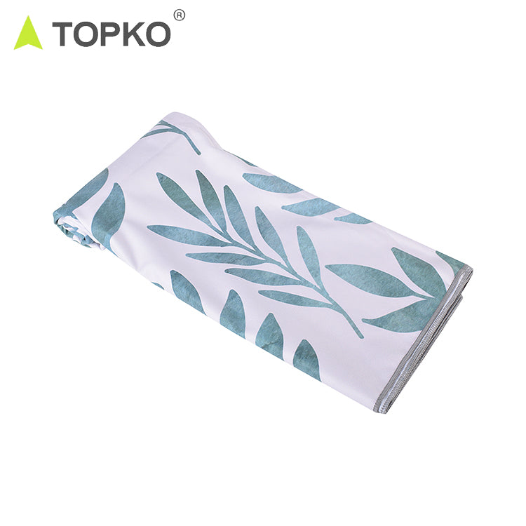 Fast dry microfiber yoga towel