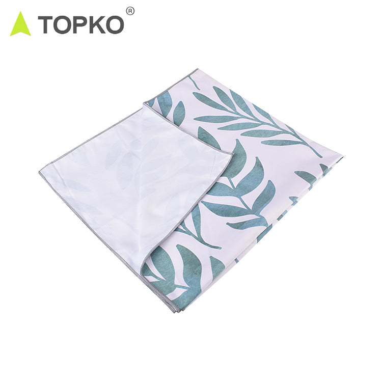 Fast dry microfiber yoga towel