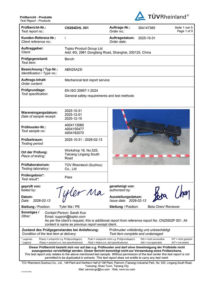 TÜV Rheinland Certification