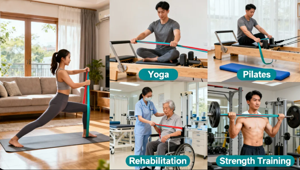 Silicone resistance bands