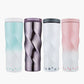 Spiral-shaped irregular insulated water bottle