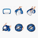 Portable foldable storage football goal