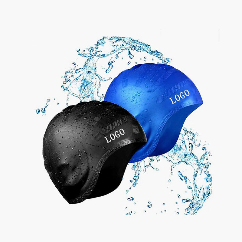 Silicone swimming ear protection cap