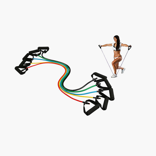 TOPKO Fitness Indoor Resistance Tube Set