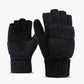Woolen knitting gloves