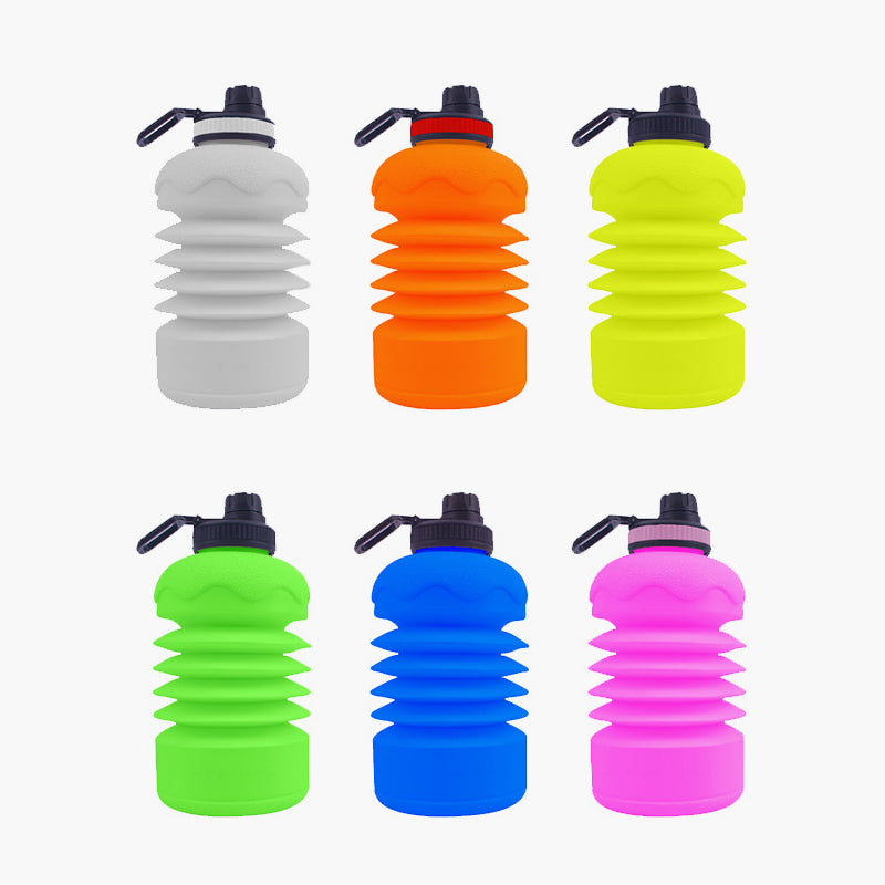 Compact folding water bottle