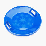 Round plastic snowboard
