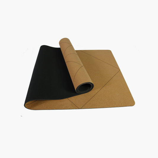 TOPKO Cork Rubber Yoga Mat