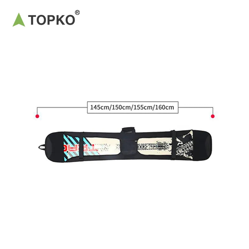 Skiing board backpack